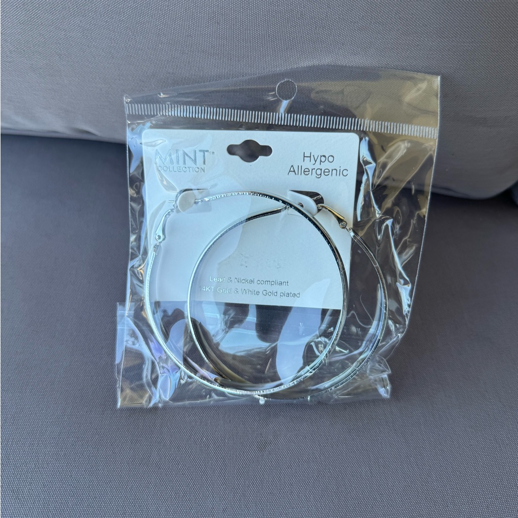 Silver Hoop Earring Set